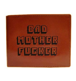 Bad Mother Fucker Brodert Lommebok BMF Wallet 